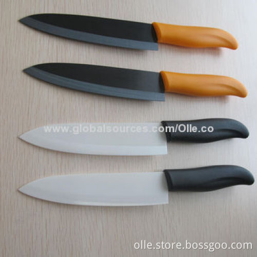 Chef's Knife, Orange Color Handle